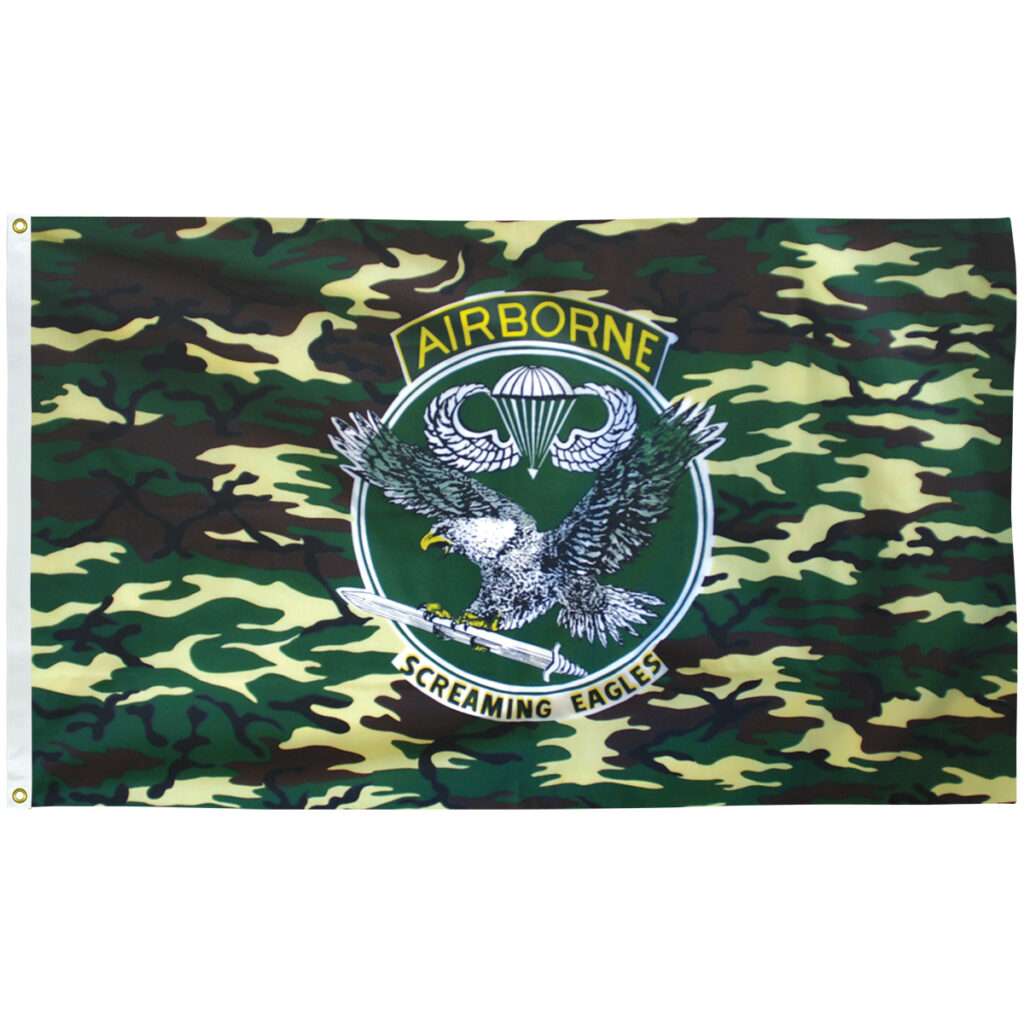 camo airborne flag 3x5 070255