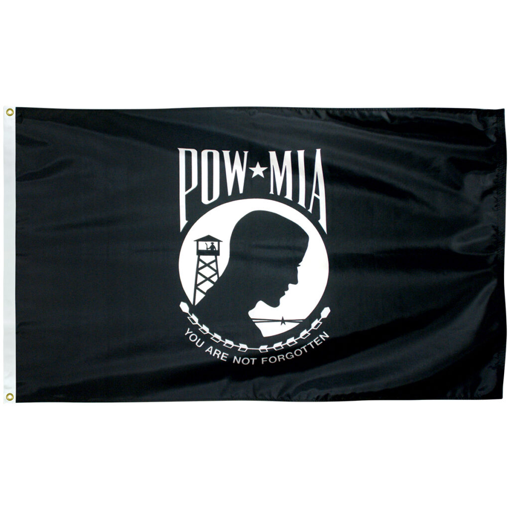 pow mia flag 3x5 nylon outdoor 070140