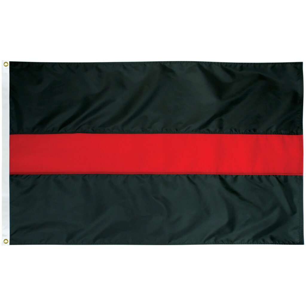 thin red line flag 3x5 outdoor
