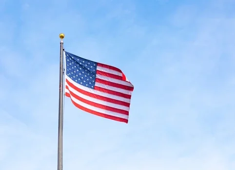 american flag full staff