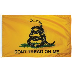 gadsden 3'x5' nylon outdoor flag with grommets