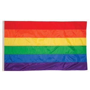 rainbow flag 3'x5' grommet