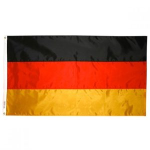 germany 2'x3' nylon outdoor flag with grommets