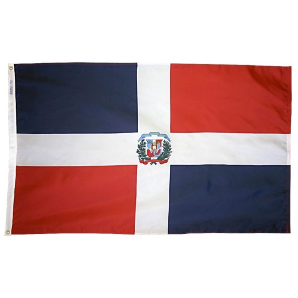dominic republic w/seal 3'x5' nylon outdoor