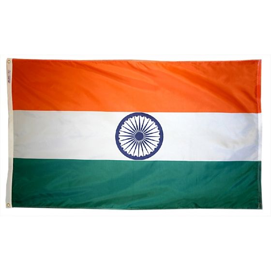 flag of india 3'x5' nylon outdoor flag