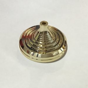 gold styrene plastic table base for stick flag