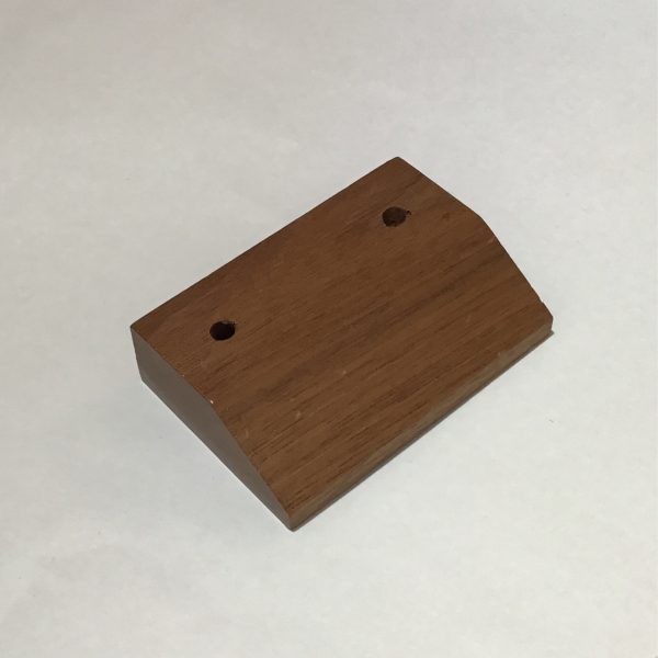 walnut wood table base for stick flags