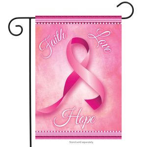 faith, love, hope garden flag