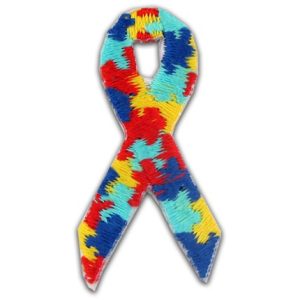 autism ribbon applique