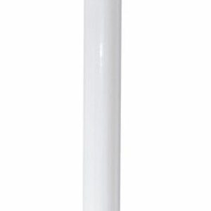 porch pole 56" white metal
