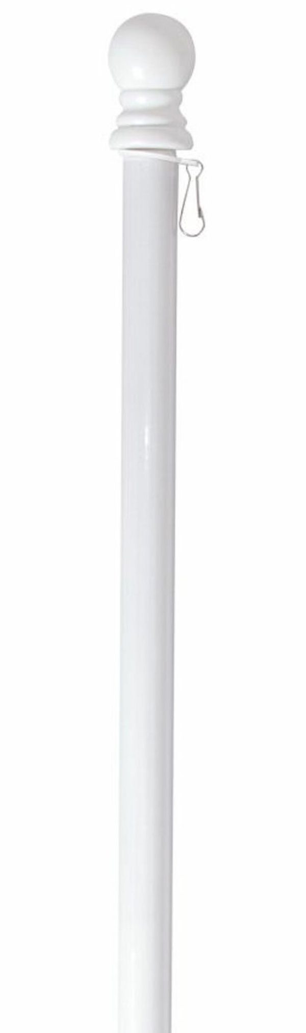 porch pole 56" white metal