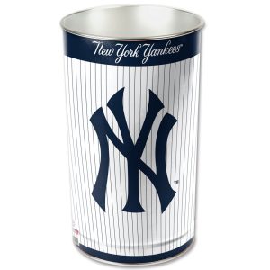 ny yankees trash can 15"