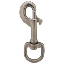 flag snap 4 3/4" stainless steel swivel
