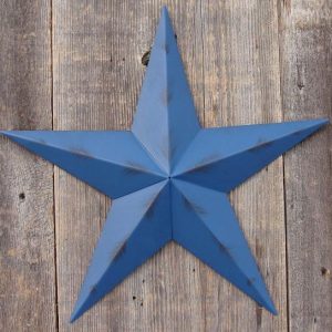 barn star 05" rustic colonial blue