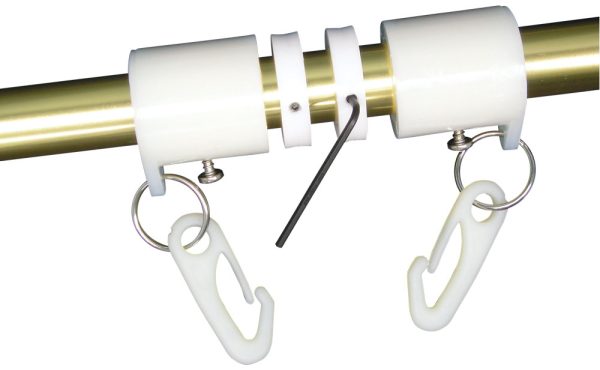 neverfurl flag non furling device 1" white