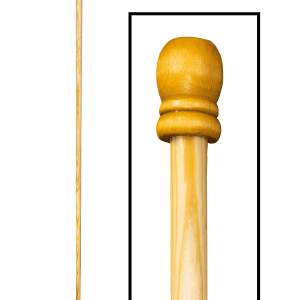 wooden 10'x1 3/4" 2 piece flagpole