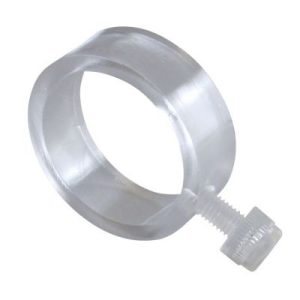 flag ring clear plastic ez mount 1"