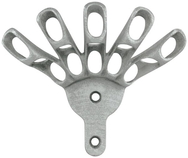 flag finger bracket (holds 5 flags) aluminum