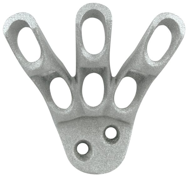 flag finger bracket (holds 3 flags) aluminum