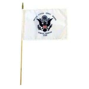 army 12"x18" e poly stick flag