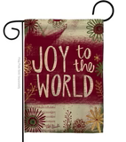 joy to the world garden flag