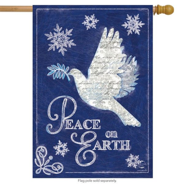 peace on earth house flag