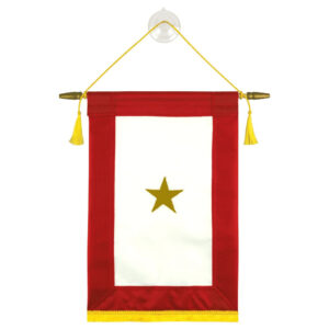 gold star (1) service banner 12"x18"