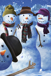 snowman photobomb hf
