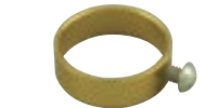 flag rings (gold) for 1 1/8" alum poles