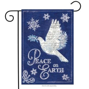 peace on earth garden flag