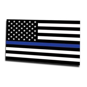 thin blue line american magnet 3x5