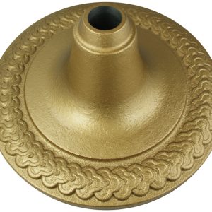 american beauty floor flag stand gold 12"