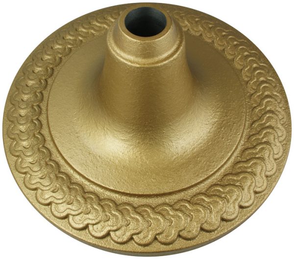 american beauty floor flag stand gold 12"