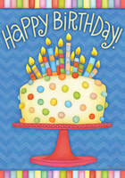 happy birthday house flag