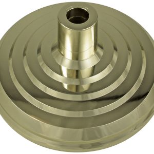 regent floor flag stand gold 12"