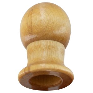 slip fit wood ball ornament top