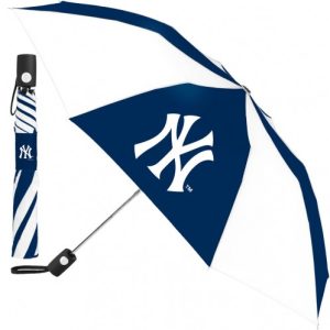 new york yankees auto folding umbrella 42"