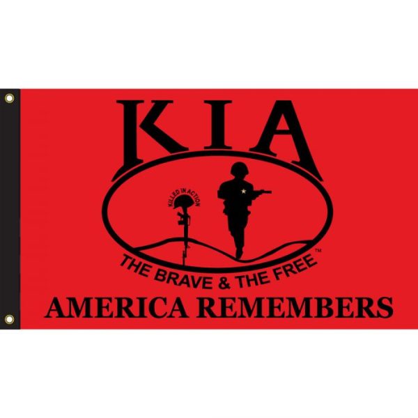 kia 3'x5' nyl poly outdoor flag with grommets