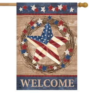 americana barnstar house flag