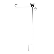 butterfly garden flag stand