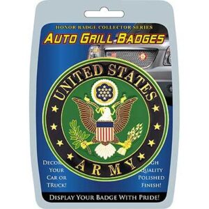 army car or truck grill badge 3"