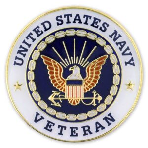 u.s. navy veteran pin