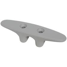 cast nylon cleat 4" gray