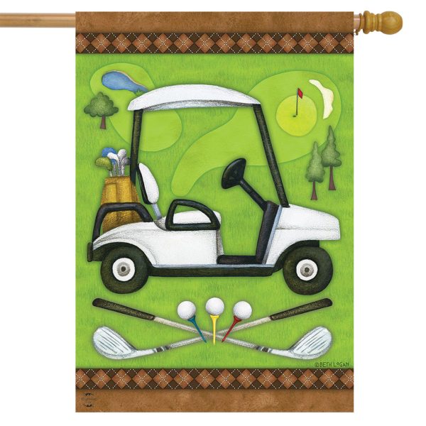 golf house flag