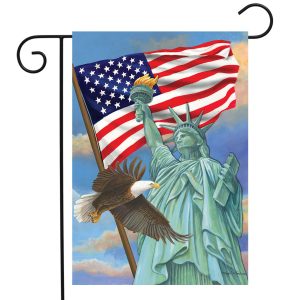 symbols of freedom garden flag