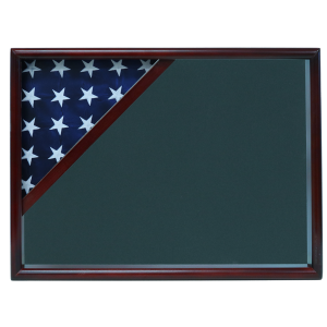 flag case for 3'x5' w/ display area (cherry)