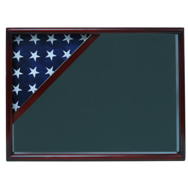 flag case for 3'x5' w/ display area (cherry)