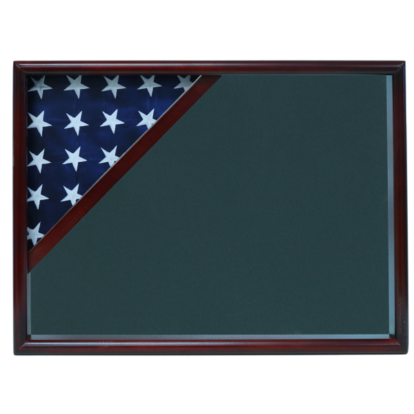 flag case for 3'x5' w/ display area (cherry)