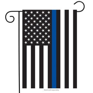 thin blue line garden flag