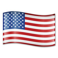 american flag car magnet large size